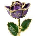 Personalized 24k Gold Mothers Day Rose Gift