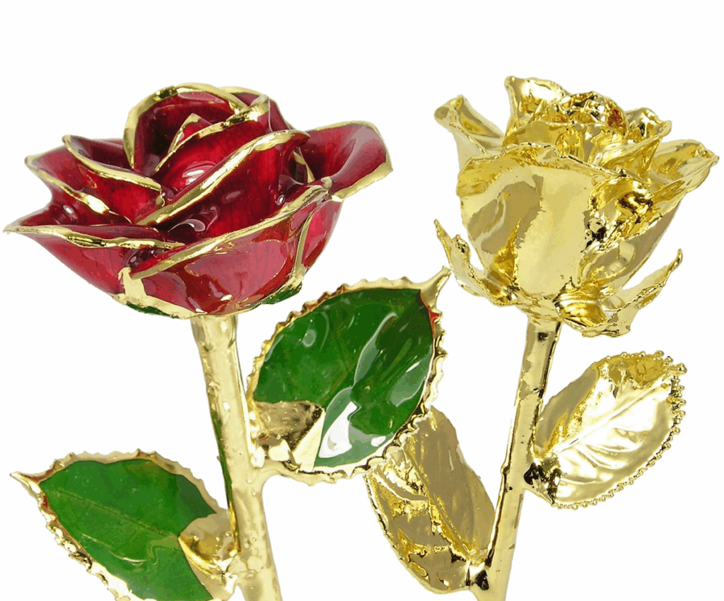 24k Gold Dipped Roses