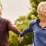 Older Couple Holding Hands
