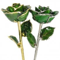 May Birthday Gift: Emerald Preserved Rose