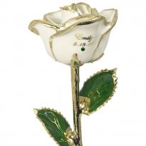 11" Personalized Birthday Rose