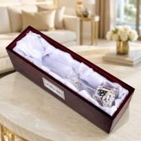 All Platinum Rose in Rosewood Case 20th Anniversary Gift