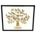 50th Anniversary Gift: Engraved Gold Family Tree Frame