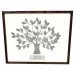 Silver 25th Anniversary Personalized Family Tree Frame