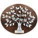 Personalized Silver Family Tree Plaque 20th/25th Anniversary Gift