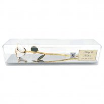 Dipped Wedding Rose in Personalized Museum Case with Video, Photo QR Code