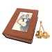 Image Thumbnail of: Two 4" Dipped Roses in Personalized Wedding Photo Case