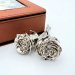 Image Thumbnail of: Two 4" Dipped Roses in Personalized Wedding Photo Case