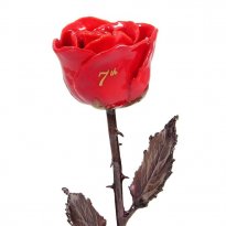 Personalized Rose 7th Anniversary Gift
