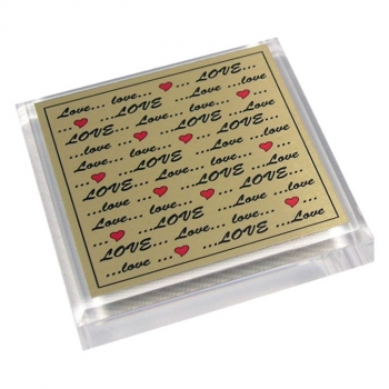 All the Love in the World Paperweight