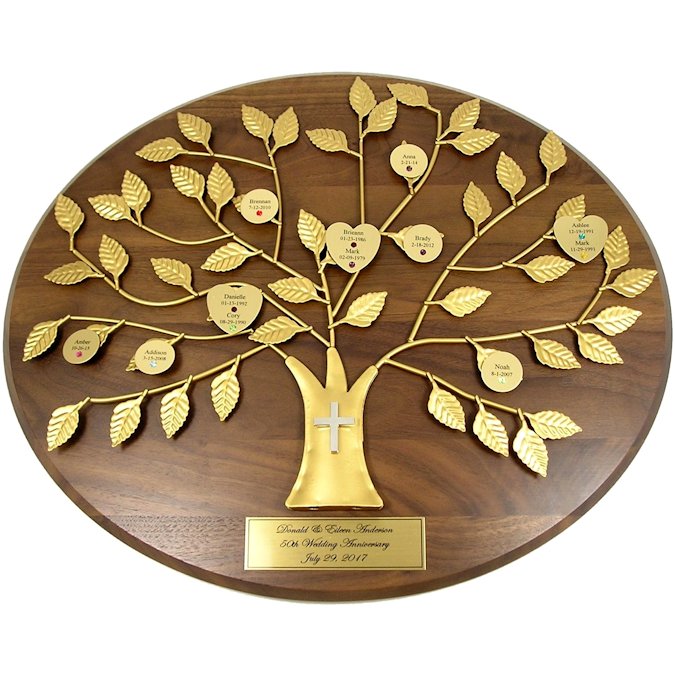 Unique Gift Idea: Personalized Family Tree Plaque!