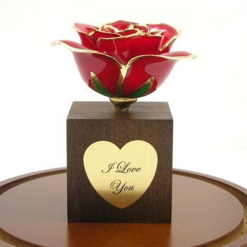 Personalized Enchanted Preserved Rose Bloom