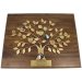 Engraved Gold Family Tree Plaque 50th Anniversary Gift