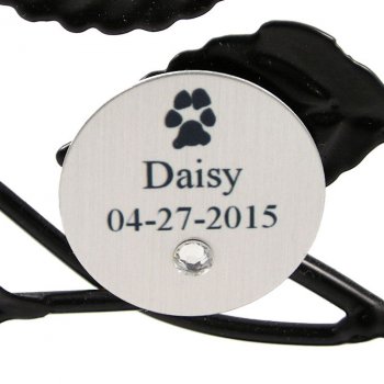 Personalized Family Tree Silver Pet Disc