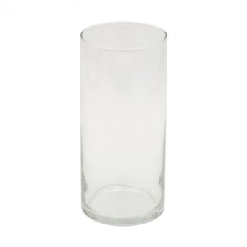 7" Cylinder Glass Vase
