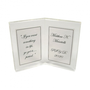 Personalized Open Book Paperweight