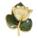 Image Thumbnail of: Sigma Chi Greek Letters 24k Gold Rose Brooch
