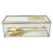 Steel Calla Lily in Glass Muesum Case
