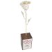 Silver Rose in Personalized Stand