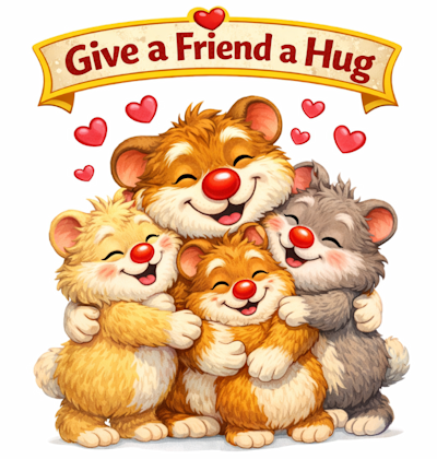 Hammy's Nose Group Hug