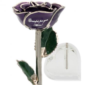 Personalized Gold Roses for Mother's Day Gifts