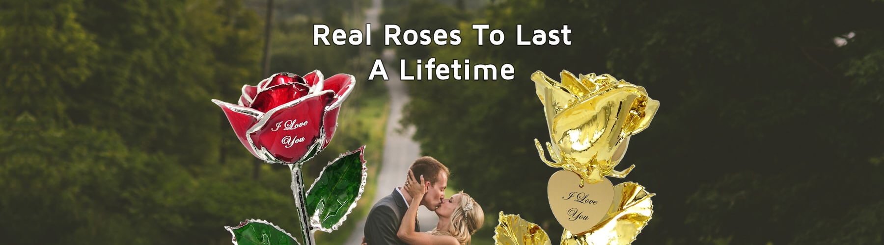 Gold Dipped Roses by Love Is A Rose